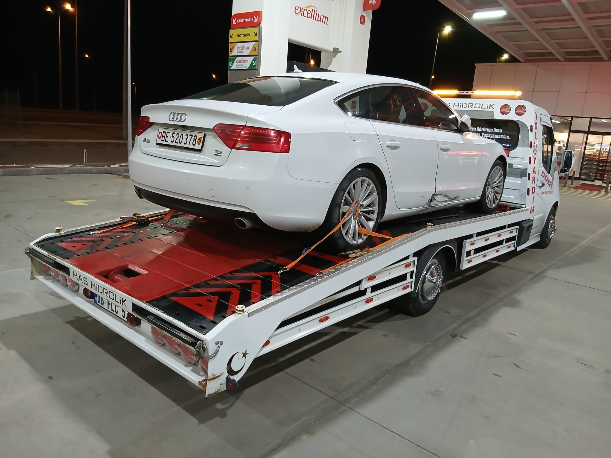 Audi A5 gece çekici